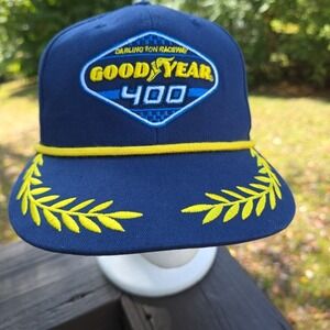 Nascar Darlington Raceway Goodyear 400 Hat Navy Snapback Embroidered